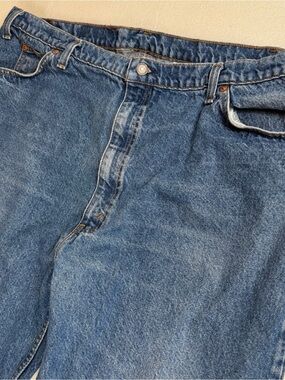 Vintage Levis 517 Bootcut Jeans Mens 40x28 (tag 42x32) USA Orange Tab Blue Note